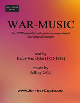 War-Music TTBB choral sheet music cover